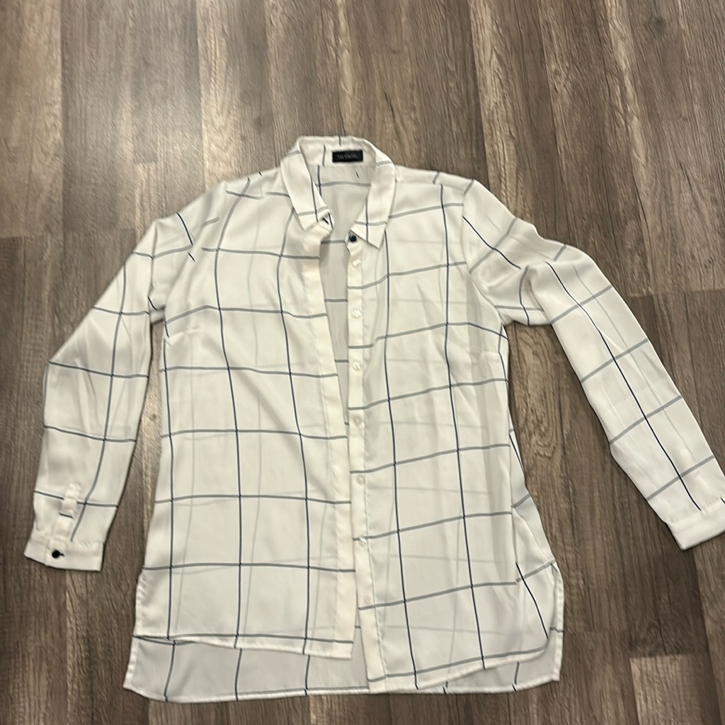 Lightweight Button-Down Blouse